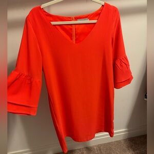 Bell Sleeve Mini Dress